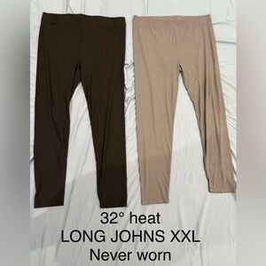 32° heat longjohns 2X never worn